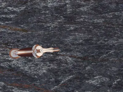 Realistic Medieval Fantasy Sword  3D model
