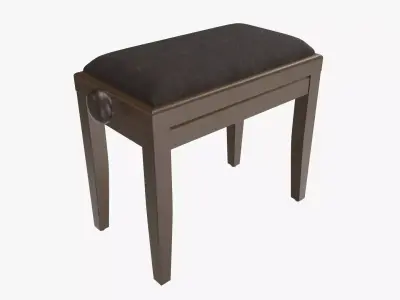 Piano chair 3D model