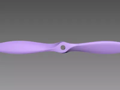 Propeller 3D print model by bas-reliefs