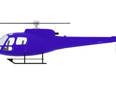 Eurocopter AS350 Ecureuil 3D model