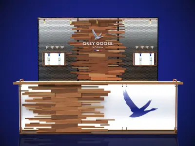 Barra Bar Low-poly 3D model