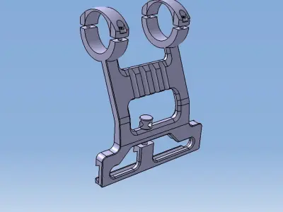 Tactical Rings SB-W 30 for AK74 AK47 Sayga 3D model