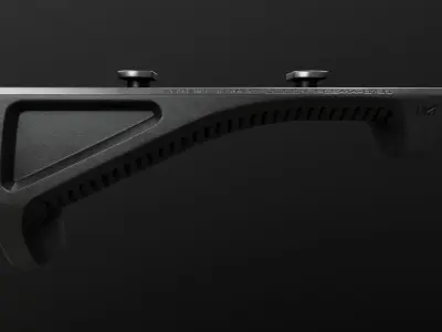 Magpul M-LOK AFG Angled Fore Grip Low-poly 3D model