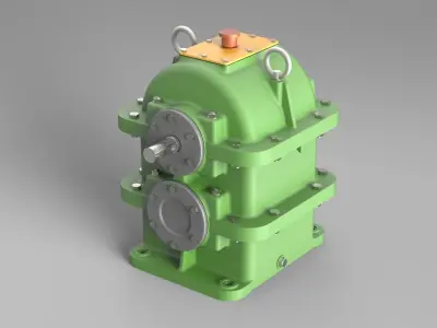 Reductor two-stage 3D model