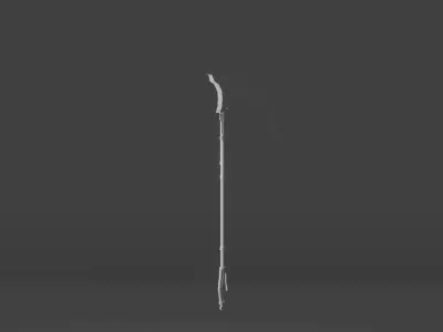 Game Ready Low Poly 3D Weapon 3D model