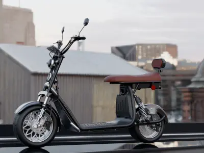 X11 Motor Electric Scooter 3D model