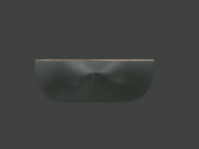 Traditional Canoe 3D model