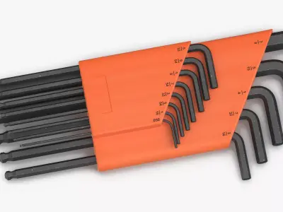 Allen key 3D model buy