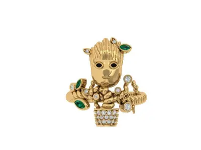 Groot Ring 3D print model