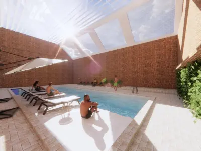 Swimming pool Design 3D model