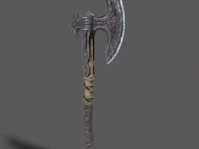 Medieval Axe 3D model