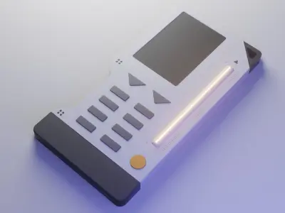 Cyberpunk Reader Modelling 3D model