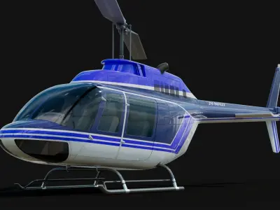 Helicopter 3D model 17