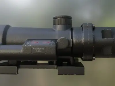DCM-1 Szafir Scope Low-poly 3D model