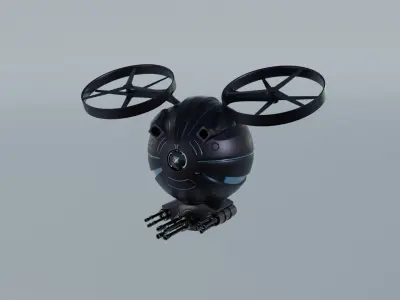 Drone 01 3D model