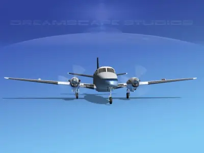 Beechcraft B99 Oceania Express 3D model