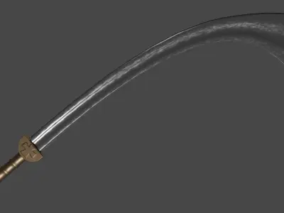 Khora sword with Gladius handle Low-poly 3D model