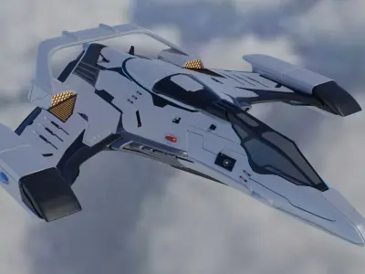 SPACESHIP SCIFI  3D model