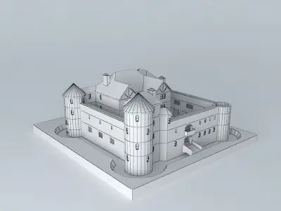 Big Castle Free 3D model