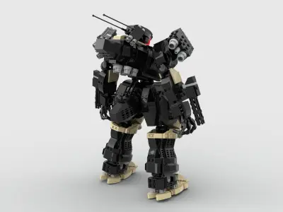 brazen wolf  3D model