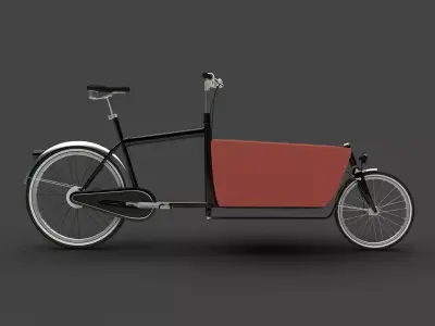 Freight Bicycle 3D model
