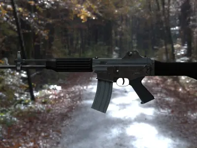 K2 Rifle 3D model