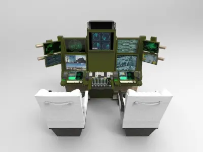 Drone Command Center 3D model