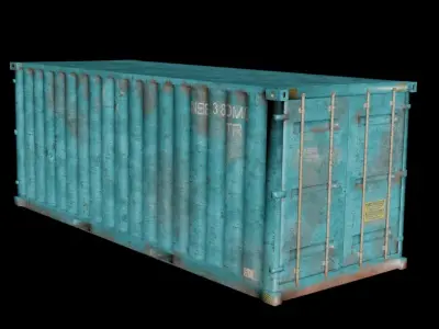 Rusty Container   3D model