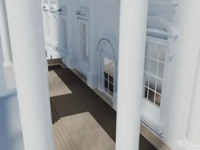 The White House Washington 3D model