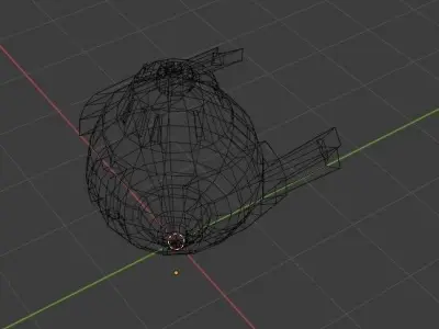 3 LowPoly Robots Characters-animated- Low-poly 3D model