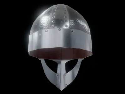 Viking Helmet Spangenhelm 2 Low-poly 3D model