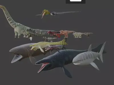 Dinosaur Pack 3D model
