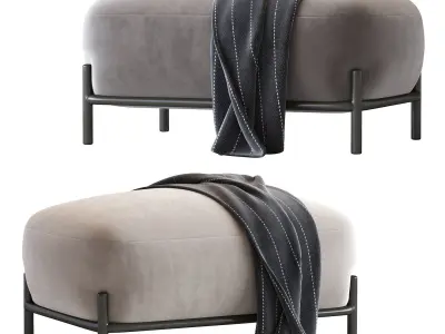 Pouf Pawai 3D model buy