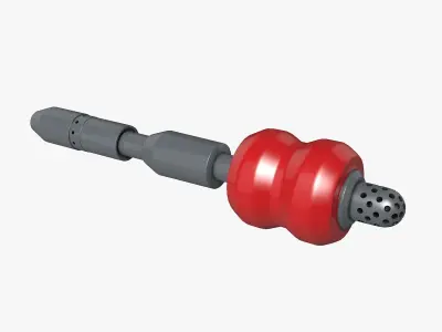 eelReel case with ball inside 3D model