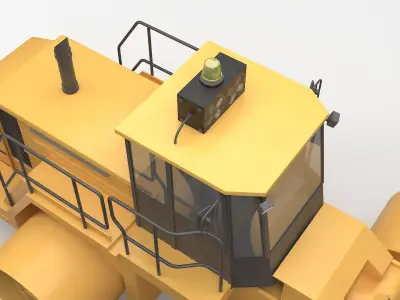 Construction Truck 3D model Textured