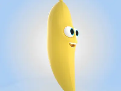 Banana 3D model