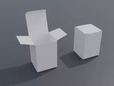 Packaging product box01 3D model