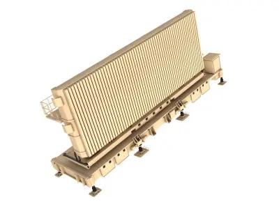 ELM-2080 Green Pine Radar 3D model