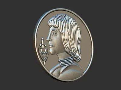 Joan of Arc - Jeanne Darc - Joana darc 3D print model