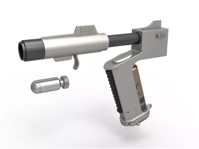 Guess plastic gun 3D model purchase