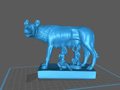 Romulus and Remus Scan 3D print model