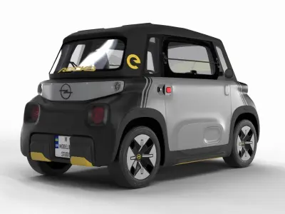 Opel Rock-e 2020  Fire  Service 3d model   3D model