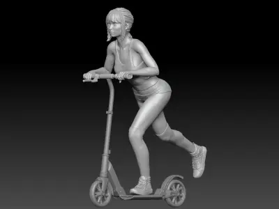ELECTRIC SCOOTER 2 3D print model