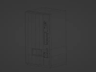 Vending Machine - Happiness Factory Low-poly 3D model