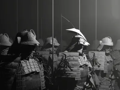 Samurai Soldier 3D CONCEPT ART model  3D model