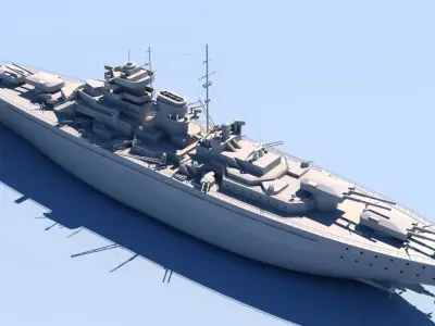 Battle Ship 3D model