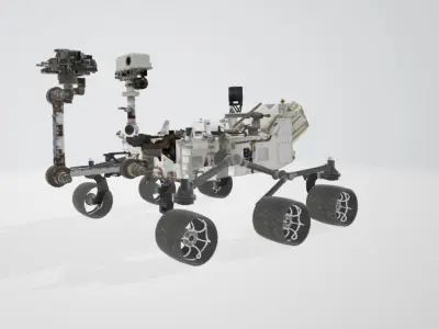 Mars Curiosity Rover Free 3D model