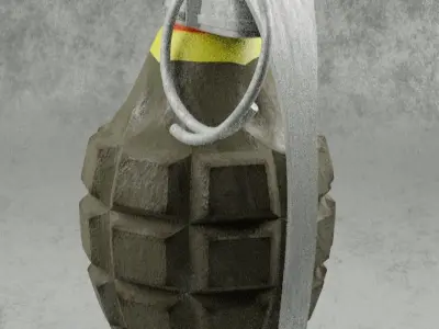 Grenade Free 3D model 6
