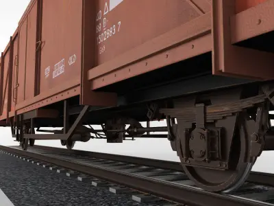 Train Boxcar 3D model