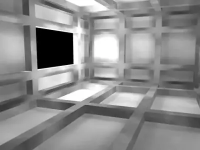 Area light setup sample scene Free 3D model